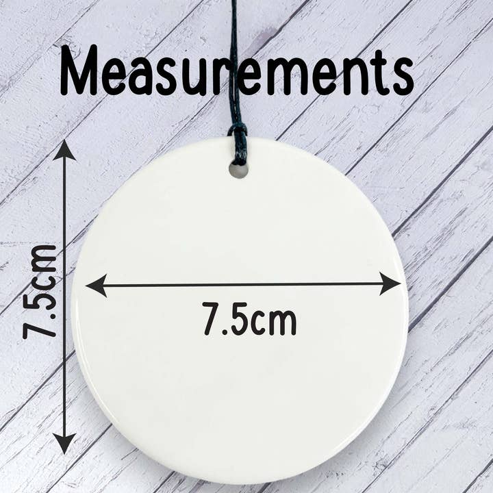 Dios Designs - Wholesale Ornament - Gift for Grandma - If Grandmas were flowers I'd pick You Floral Ceramic circle3