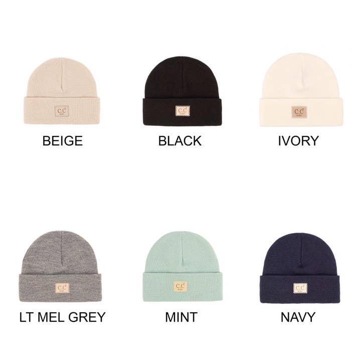 Truly Contagious - Wholesale Newborn/Knit Hat - Baby - CC Baby Classic Ribbed Beanie ( BABY-HTM-1 )13