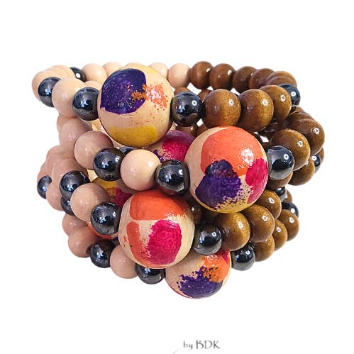Bold & Colorful Boho Statement Bracelets for wholesale by Jewelry By BDK
