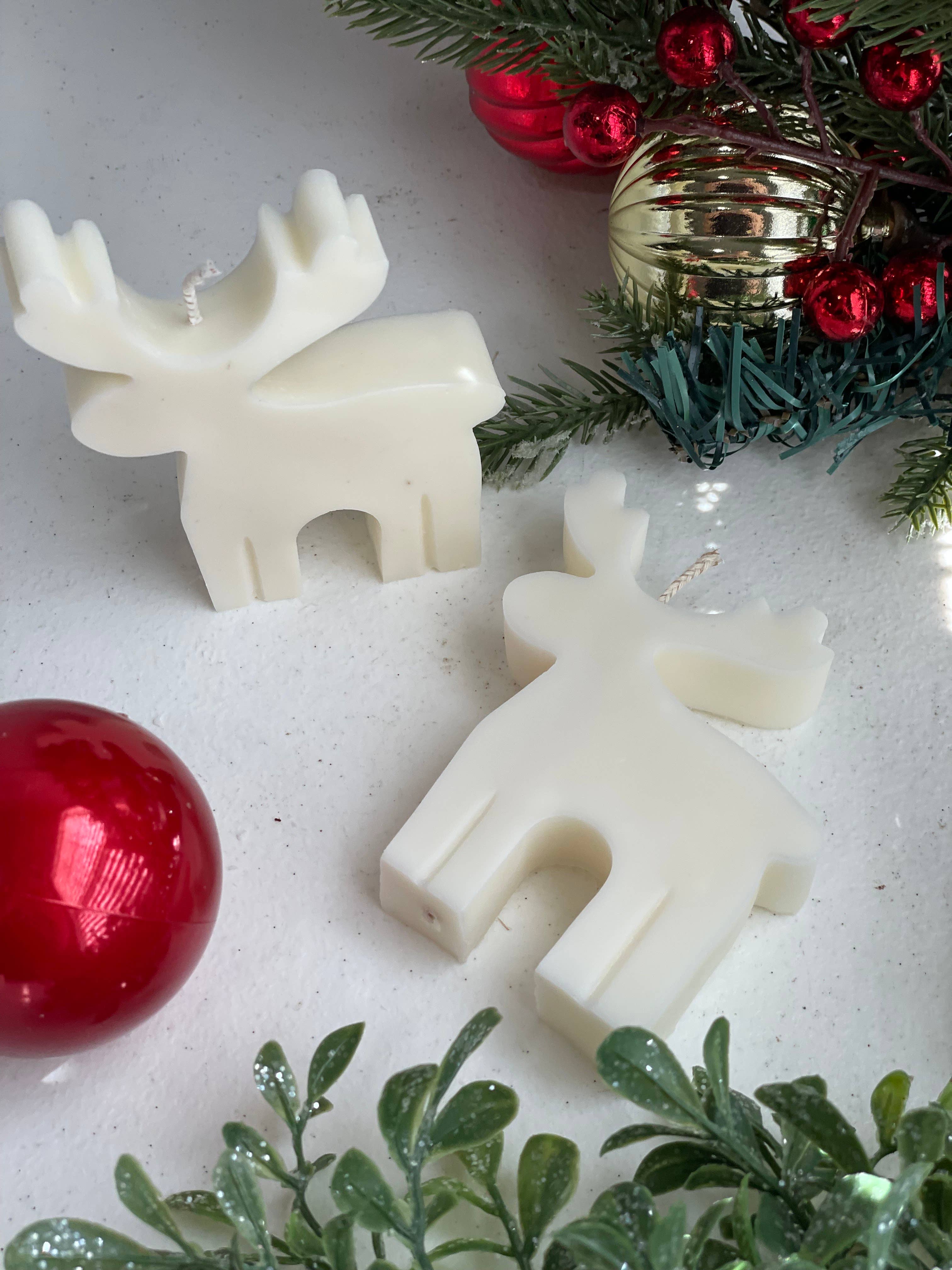 Akivodu Candles - Vendita all'ingrosso Candele regalo - Candela Alce di Natale: Profumi Multipli per le Feste2