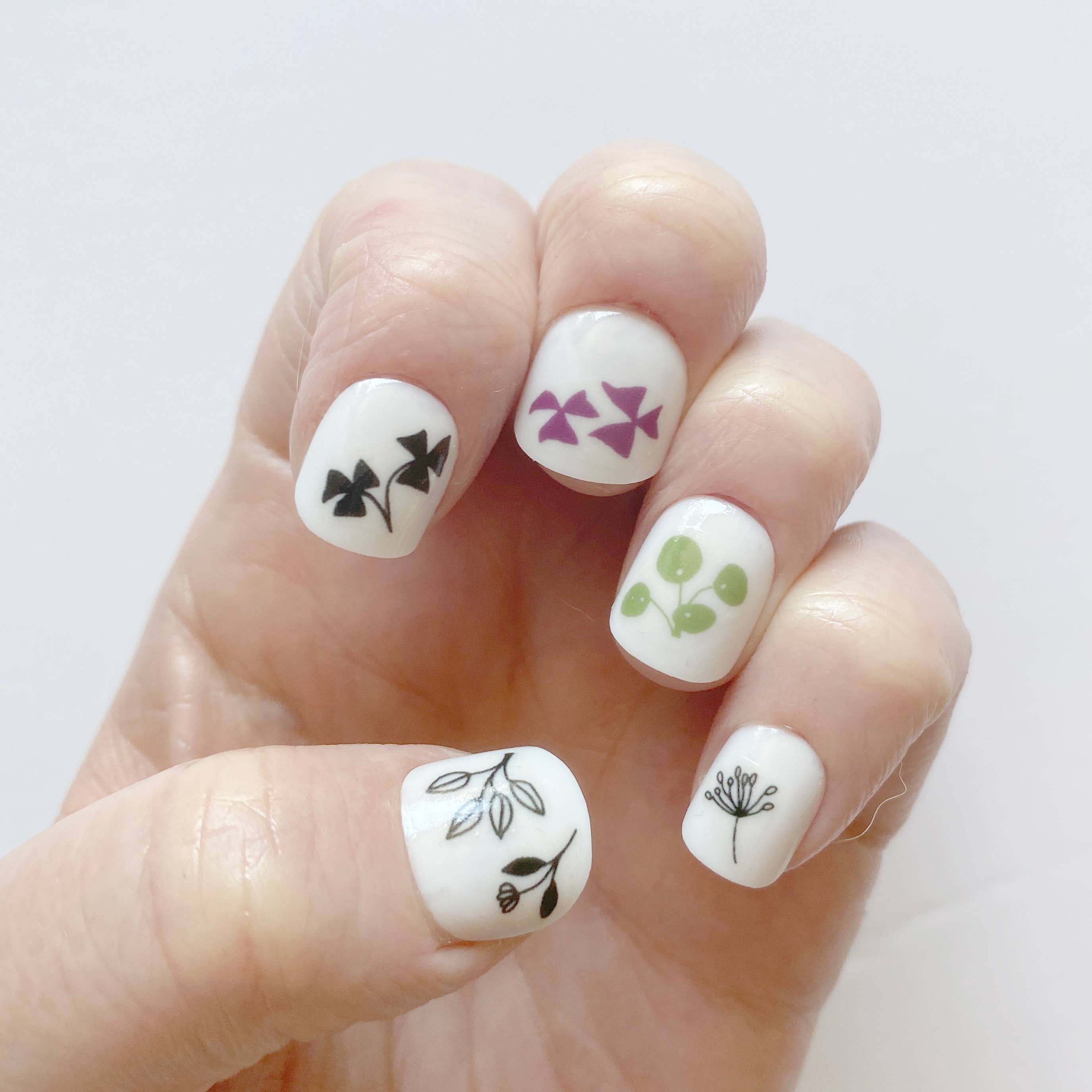 Kate Broughton - Wholesale Nail Art/Decal - Plant Nail Art Transfers2