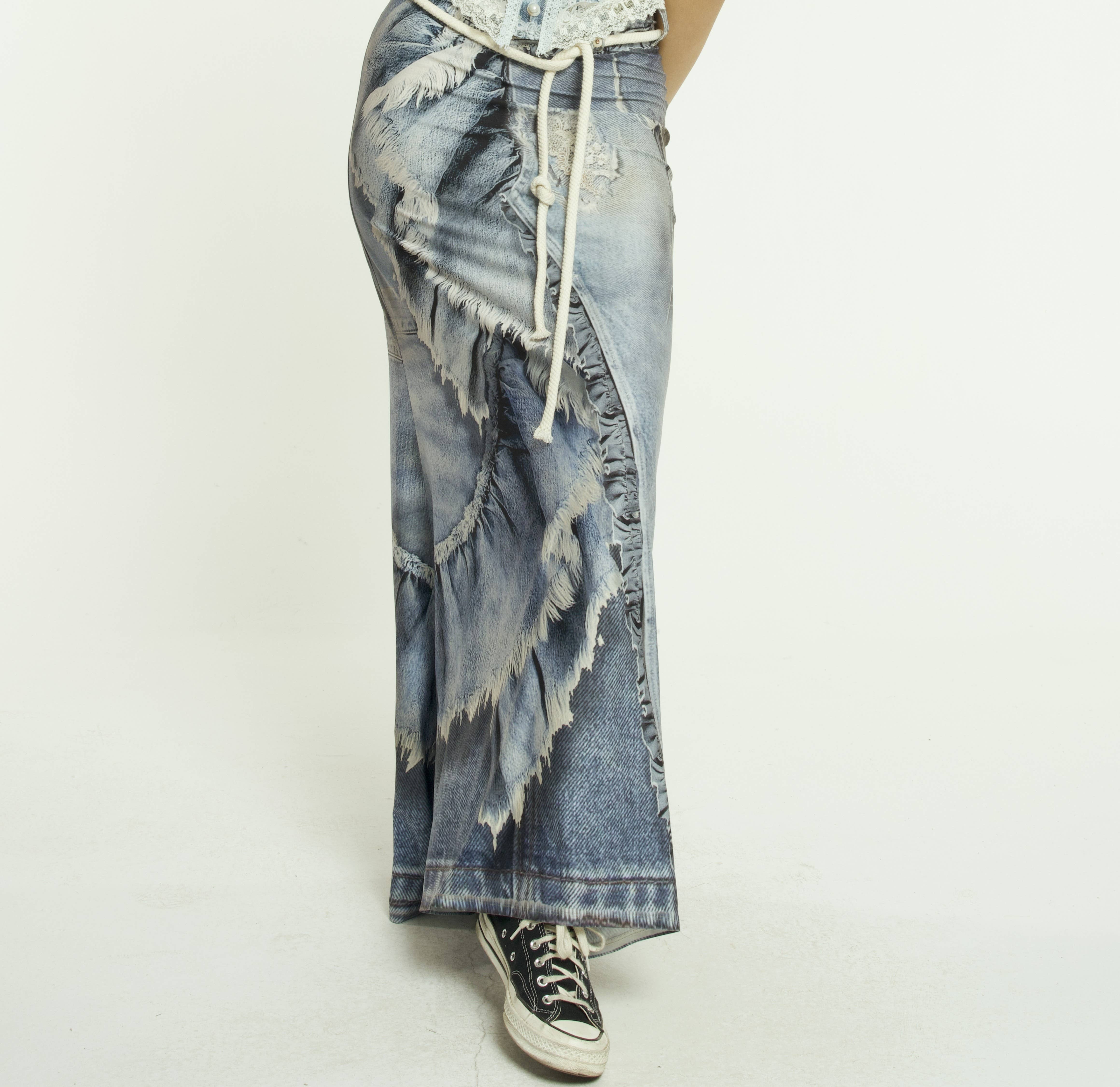 IPNG Design - Wholesale Skirt - Women's - Skirt Mermaid Layered - Jeanious6