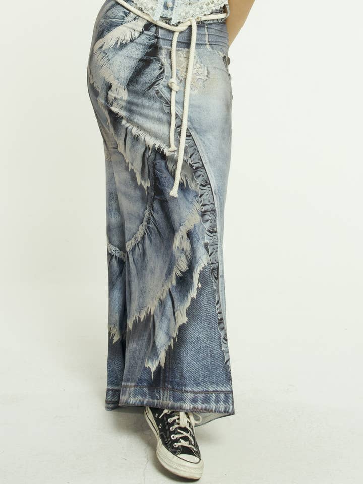 IPNG Design - Wholesale Skirt - Women's - Skirt Mermaid Layered - Jeanious6