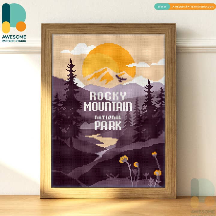 Rocky Mountain National Park, Diamond Painting - 120x162 for wholesale by Awesome Pattern Studio