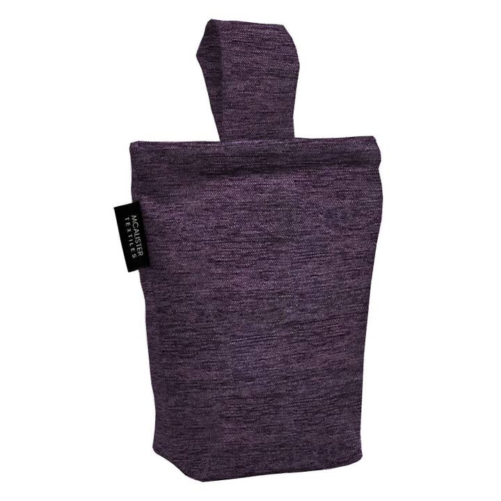 Mcalister textiles – wholesale Door stop – Plain Chenille Purple Door Stop