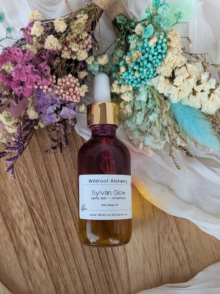Sylvan Glow • Botanical Body Oil for wholesale by Wildroot Alchemy