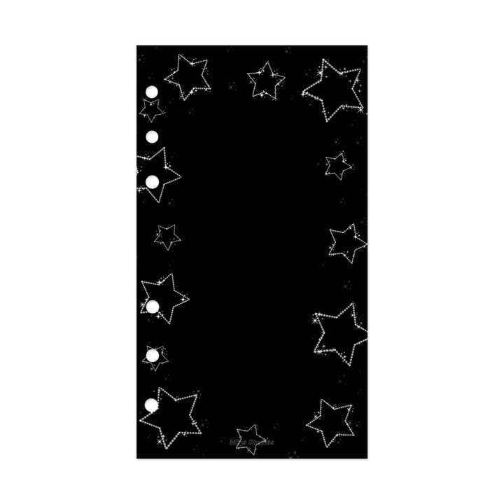 A6 Rockstar Black Binder Refill for wholesale by Mins Studios