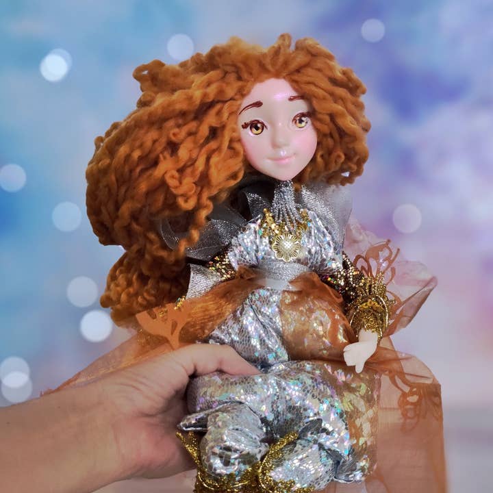 Poupée princesse sirène pour enfants Petite fille pour la vente par FairyArtDolls