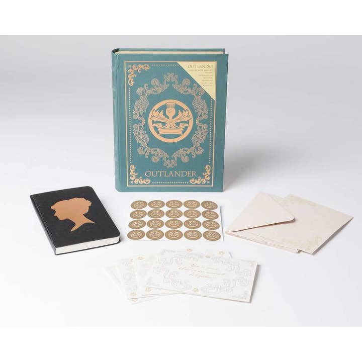 Bradley's Book Clearance - Wholesale Stationery/Notecard Set - Outlander Deluxe Notecard Set (With Keepsake Book Box)