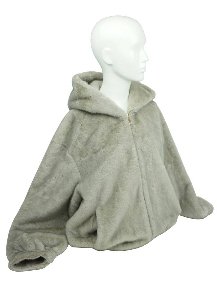 Anais - Wholesale Jacket - Women's - Faux fur hooded jacket MT0906