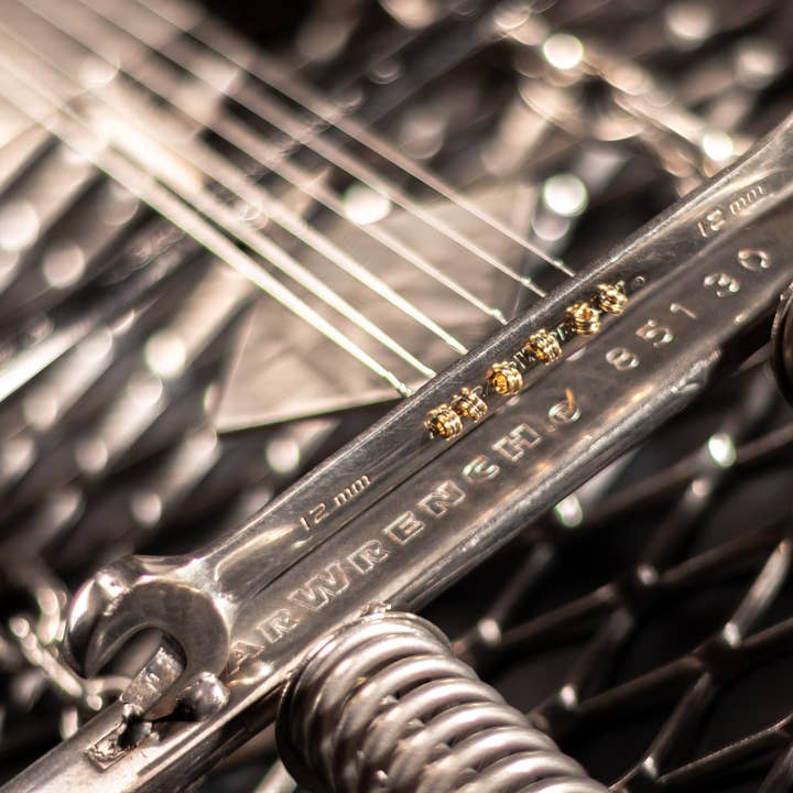 Metal Relic - Wholesale Sculpture - "The Classic" Metal Electric Style Guitar Sculpture Heavy Metal Wall Art3