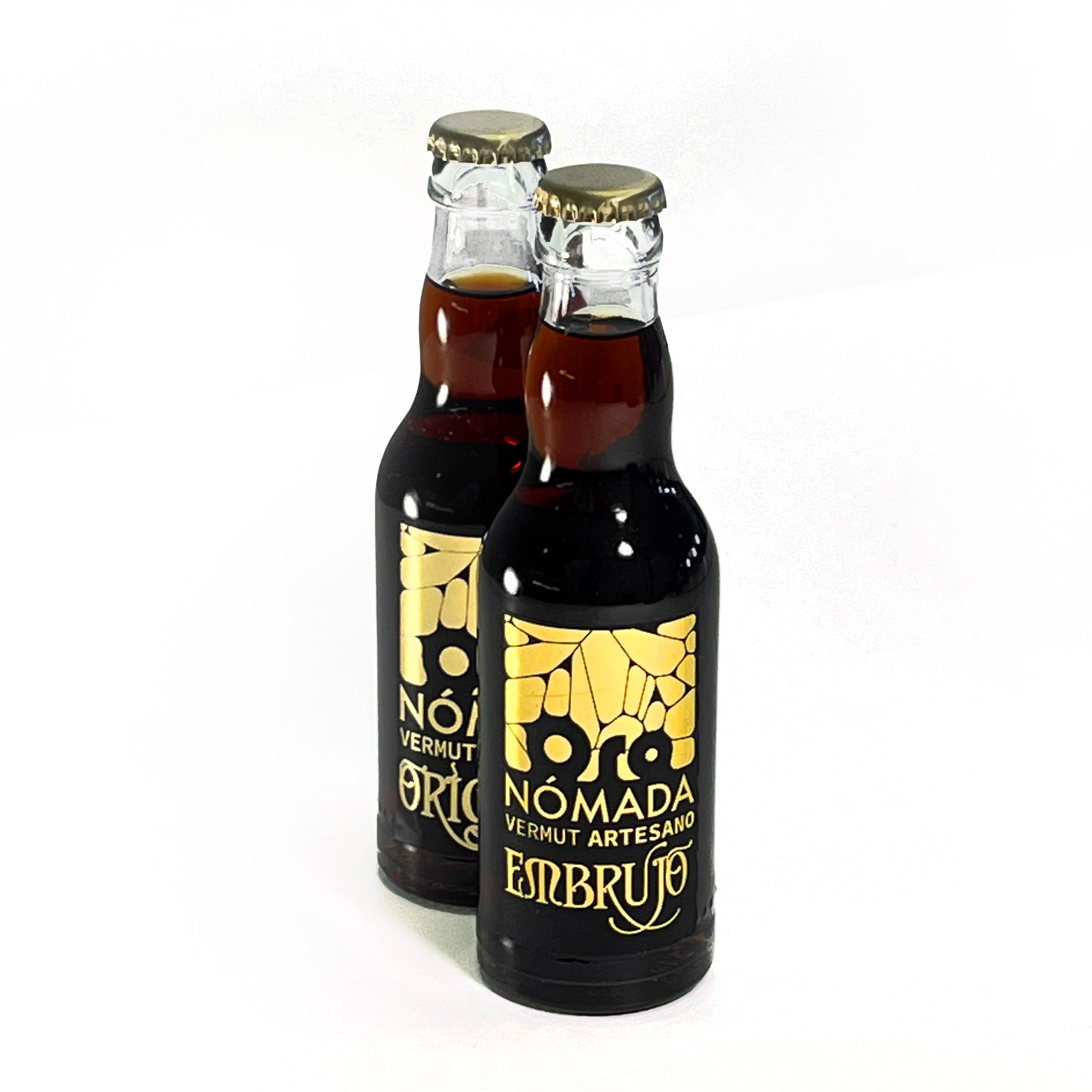 Vermut Artesano Oro Nómada - Wholesale Cocktail Mix/Syrup - Original Nomad Gold Artisan Vermouth - Mini Bottles 200ml6