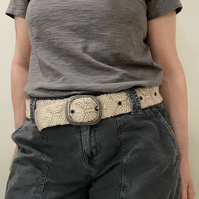 Jenny Krauss - Wholesale Belt - Women's - Desert Dreams Embroidered Wool Belt