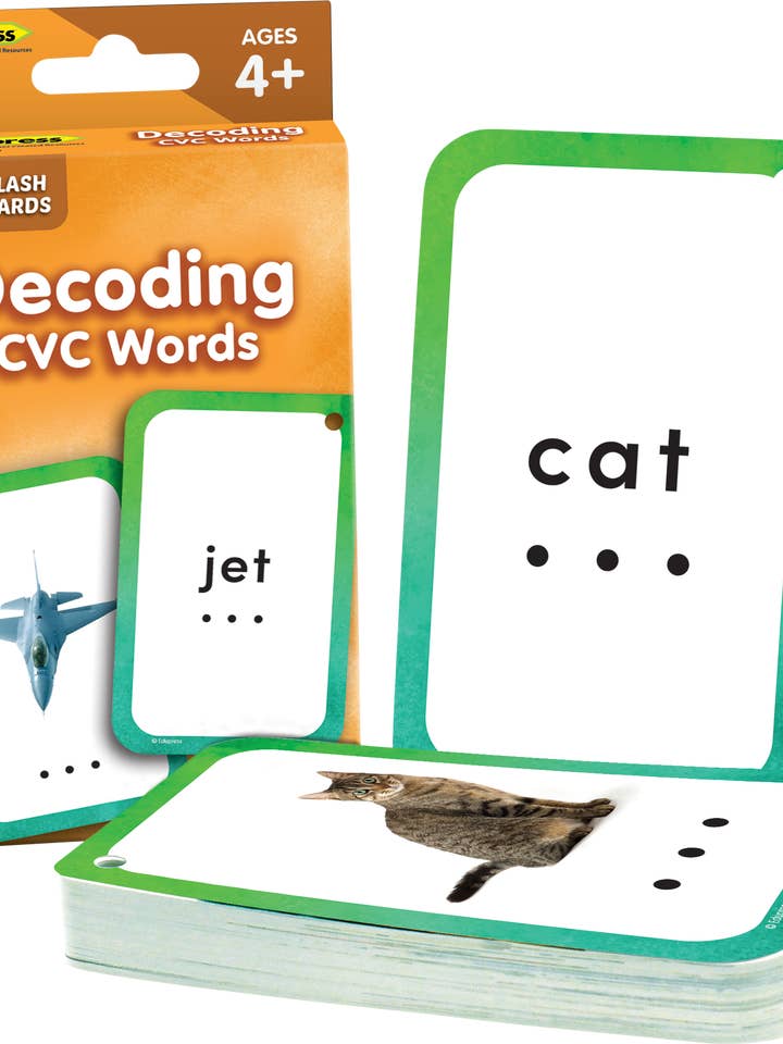 Decoding CVC Words Flash Cards for wholesale by Teacher Created Resources