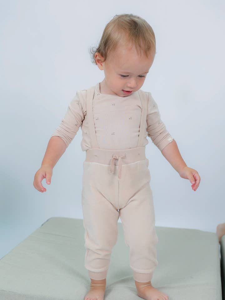 Cherry Print Overall Set for wholesale by Hush.Shop