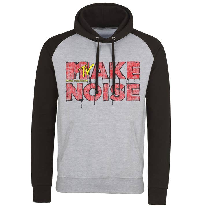 Make Noise - MTV Baseball Hoodie for wholesale by Hybris Production AB