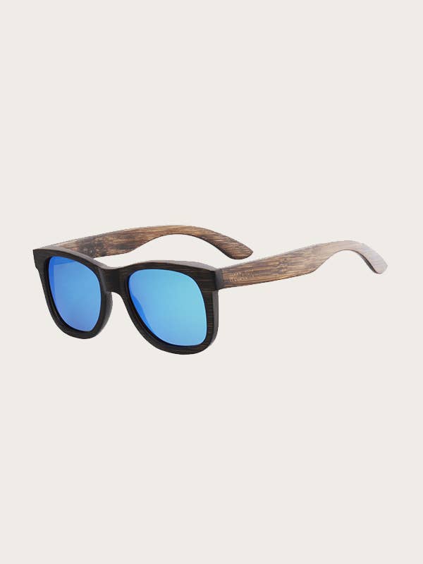 Unisex UV400 Wooden Sunglasses - Blackcurrant for wholesale by Wood&Chic