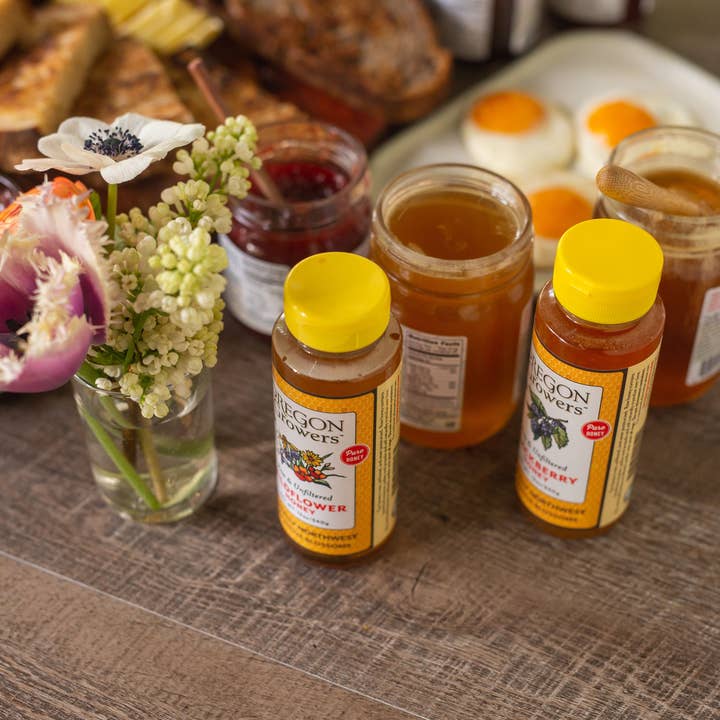Oregon Growers - Wholesale Honey - Northwest Wildflower Honey 12 Oz. Squeeze Bottle