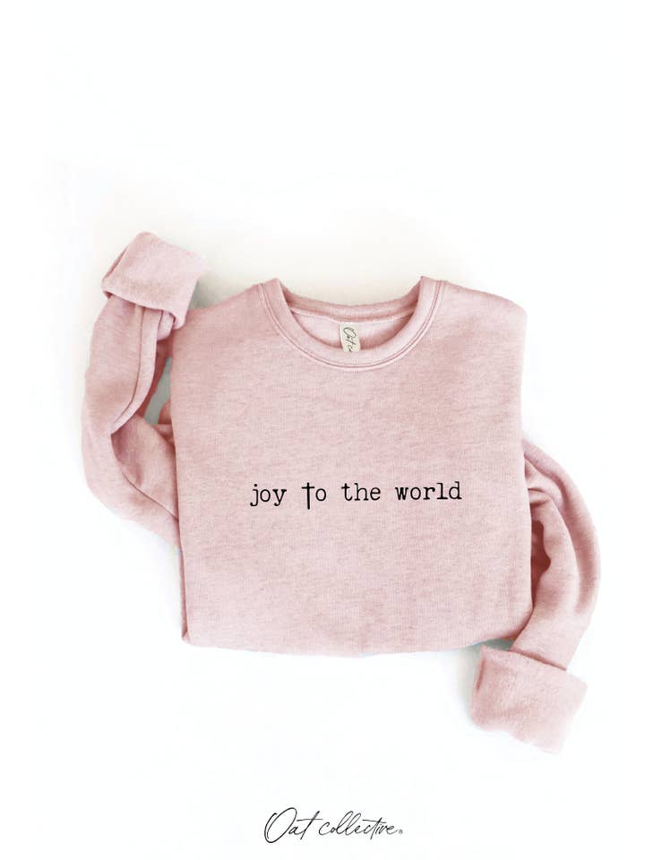 OAT COLLECTIVE - Wholesale Graphic Sweatshirt - Women's - JOY TO THE WORLD Graphic Sweatshirt1
