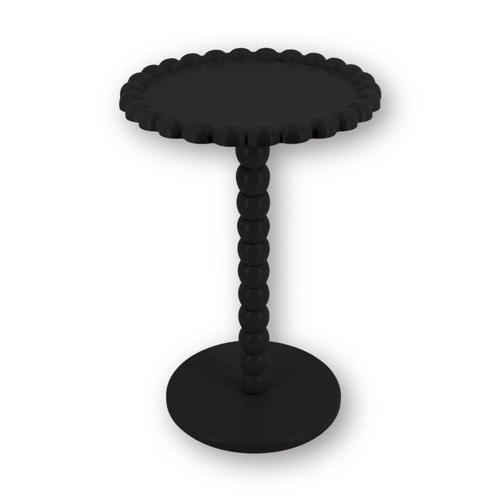 Beistelltisch - Rund - Schwarz - MDF - 38x55cm für den Großhandel von Housevitamin bv