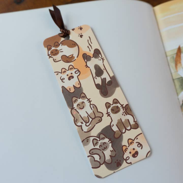 The Stray Shop - Wholesale Bookmark - Siamese Cats Bookmark2