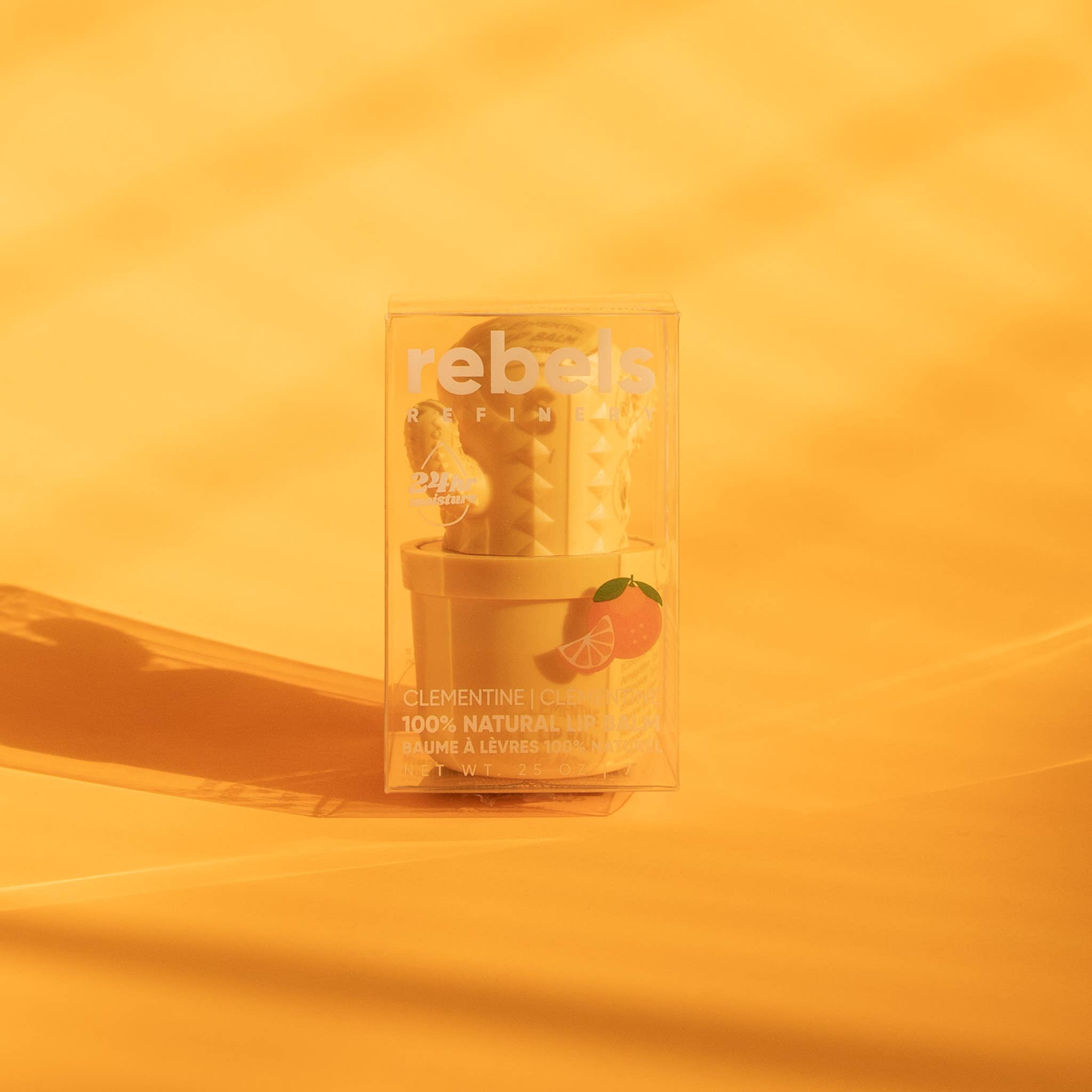 Rebels Refinery - Vente Baumes à lèvres - Baume à lèvres Double Clémentine Cactus1