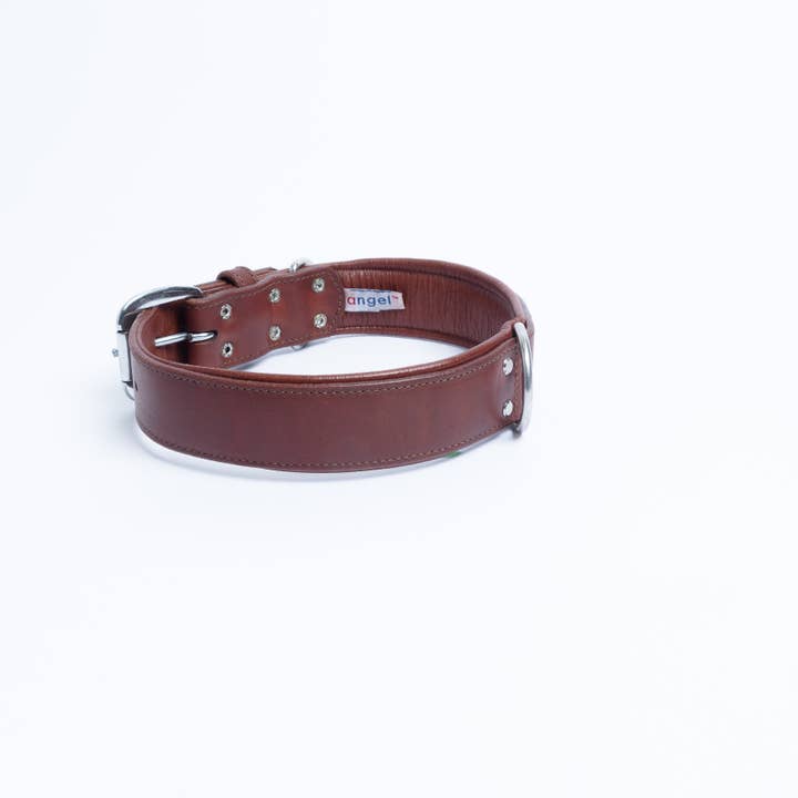 Angel Pet Supplies Inc. - Wholesale Pet Collar - Dog - Dallas Leather Dog Collar by ANGEL™ | Authentic19