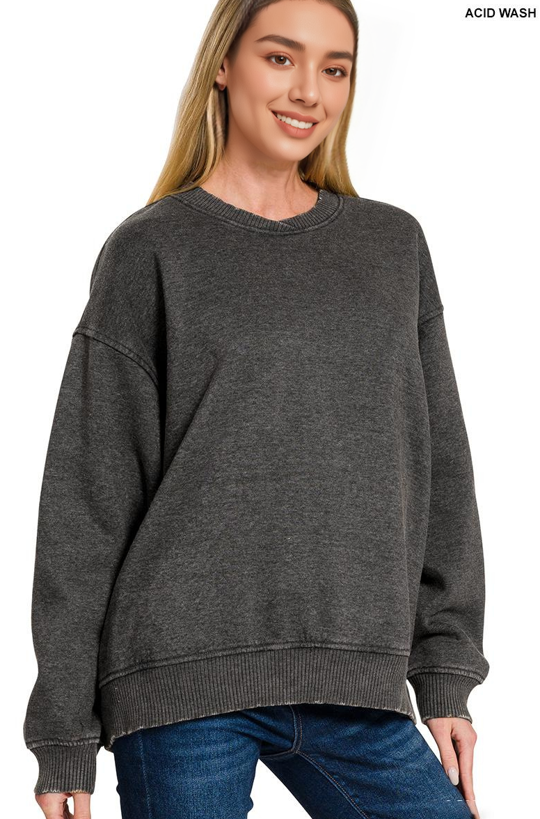 42POPS – Sweatshirt - Mulher por atacado – ',.._ Sweatshirt de Lã Polar Snow Wash107