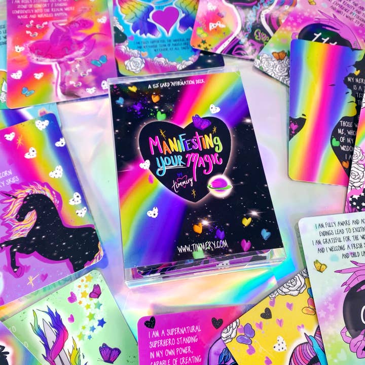 Timmery - Wholesale Tarot Cards - Manifesting Your Magic - 52 Card Affirmation Deck1