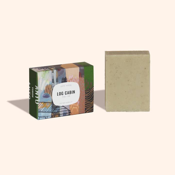 Log Cabin Bar Soap for wholesale by Anto Yukon