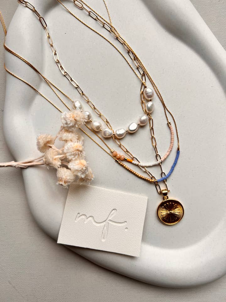 freshwater pearl necklace for wholesale by Madeline French Designs