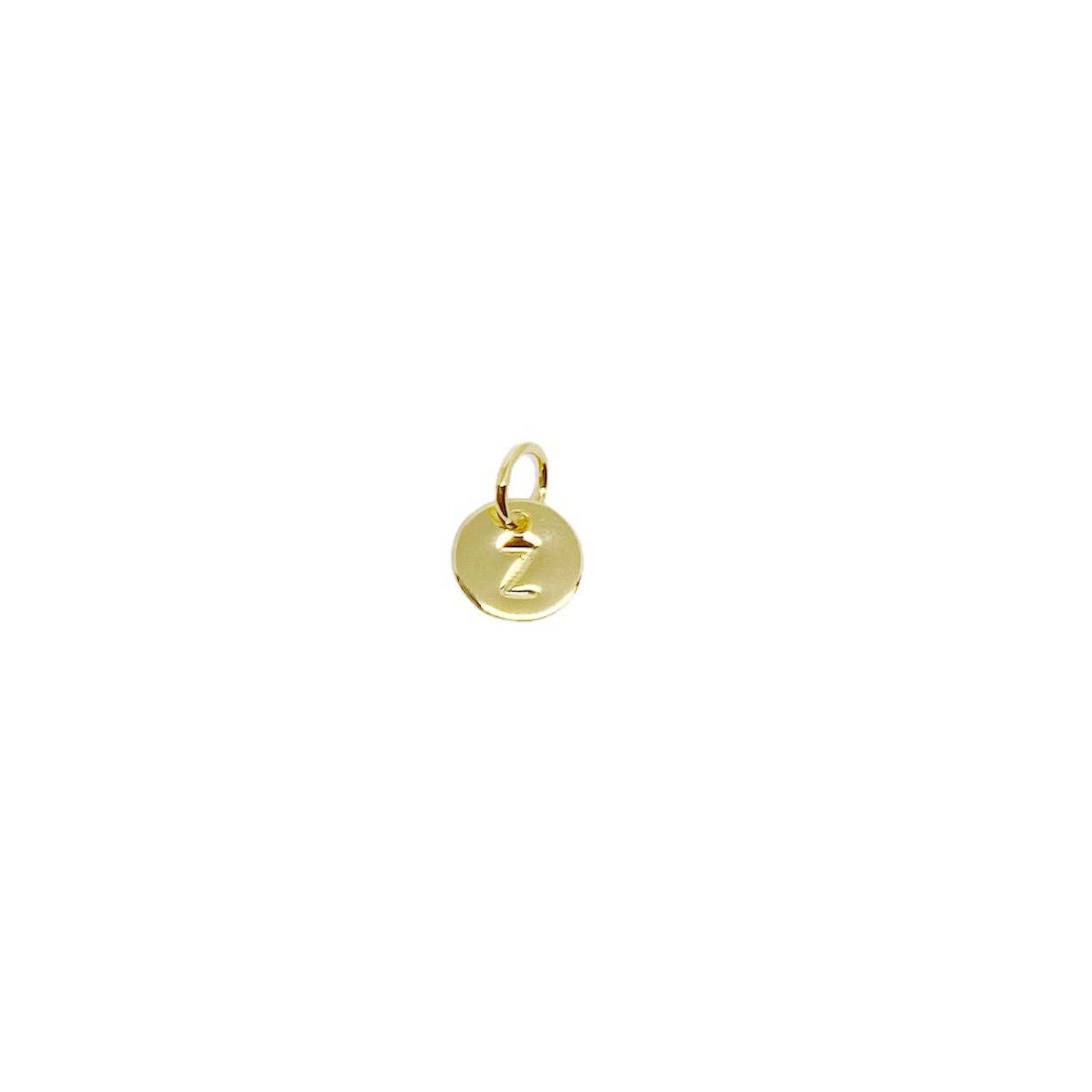 GoldFi – wholesale Individual charm/pendant – Stamped Tiny Initial Letter Charm in 18k Gold Filled Complete Alphabet22