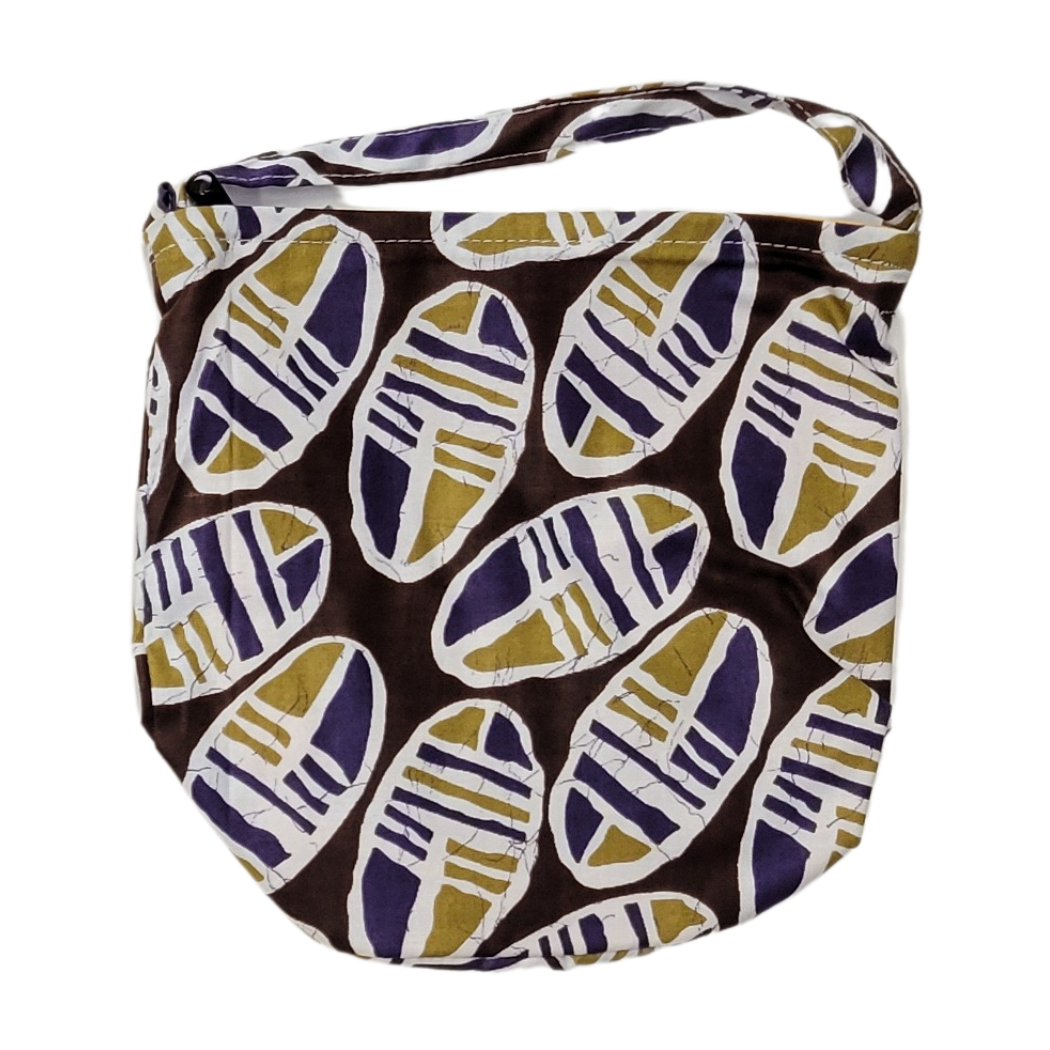 Unique Batik Fair Trade - Wholesale Crossbody Bag - Women's - African Wax Print Bucket Bag0