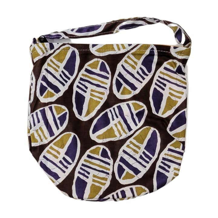 Unique Batik Fair Trade - Wholesale Crossbody Bag - Women's - African Wax Print Bucket Bag