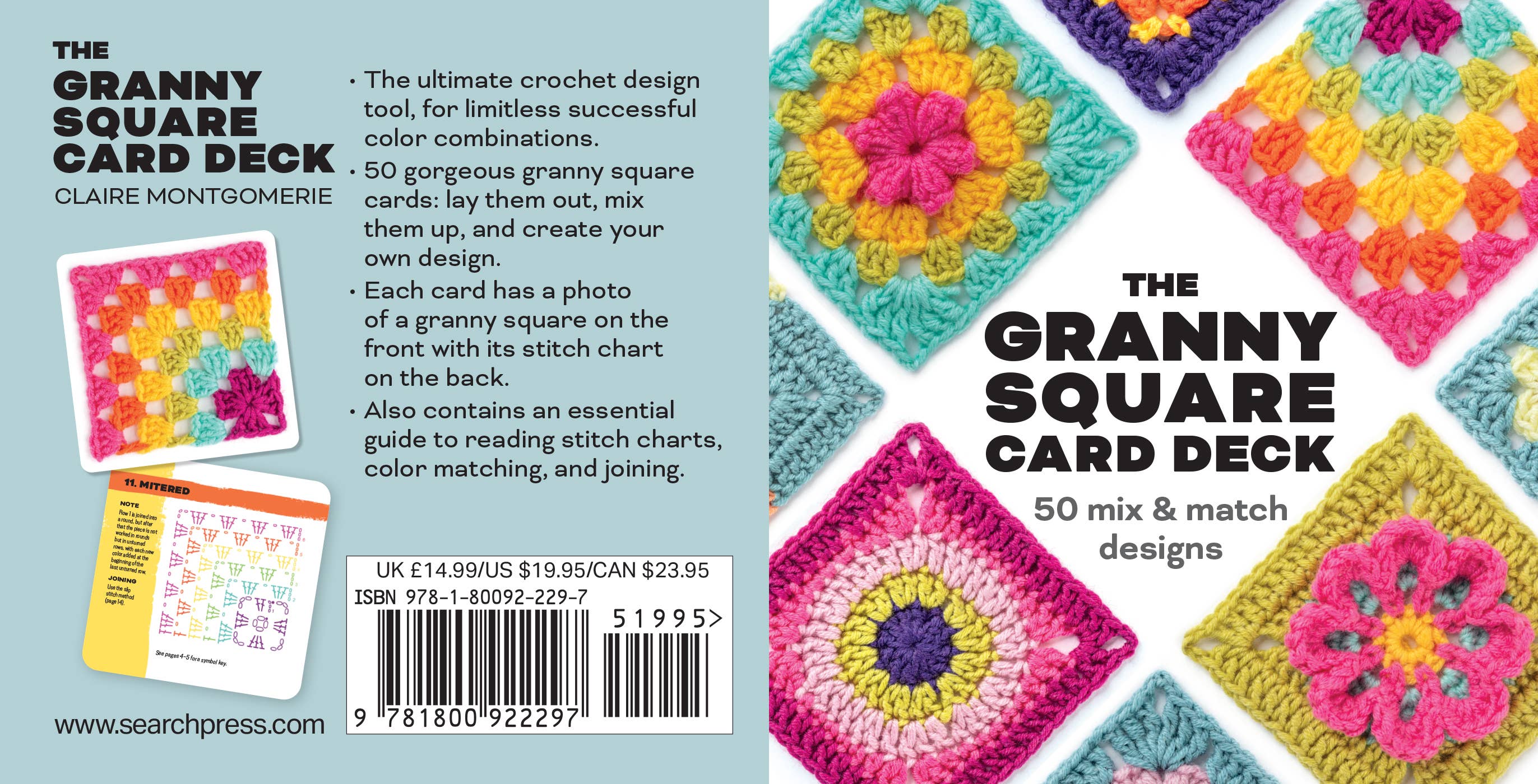 Penguin Random House LLC - Wholesale DIY Craft Kit - Granny Square Card Deck15