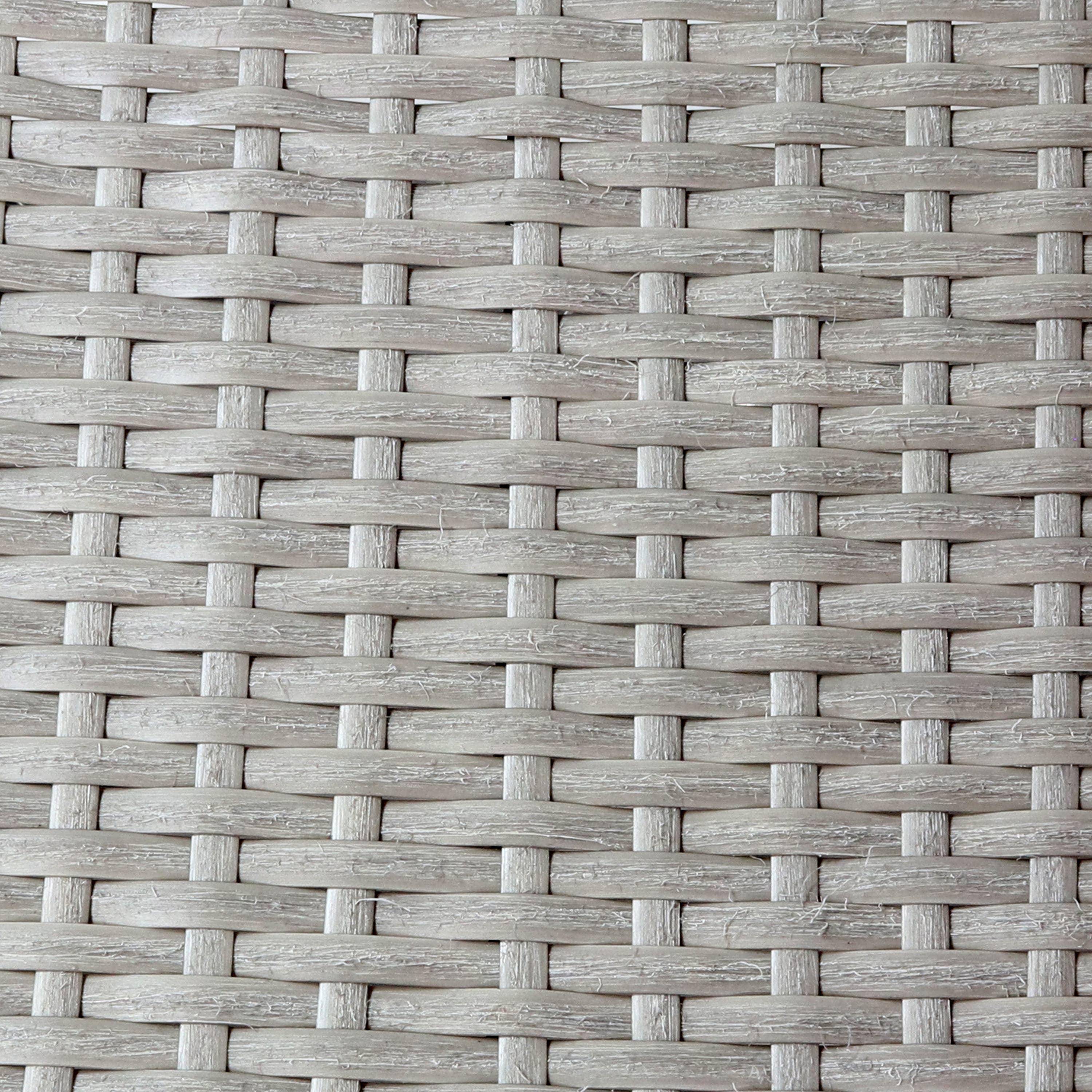 Sunnydaze Decor - Wholesale Plant Pot - Polyrattan Indoor Square Planter - Gray - 11 in, 14 in5