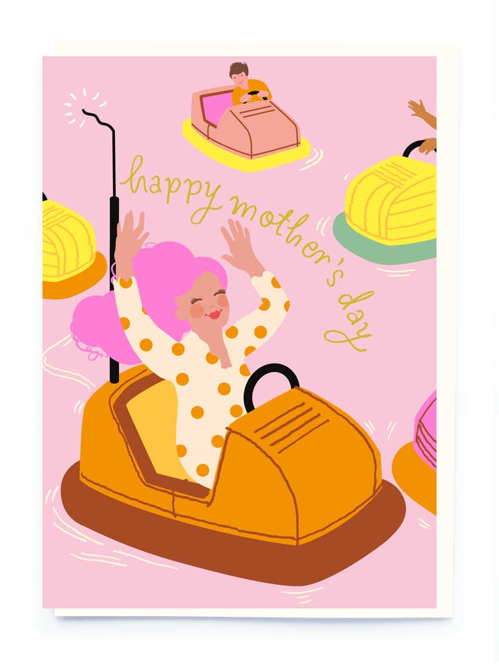 Carros de choque Cartão dia da mãe por atacado de Noi Publishing