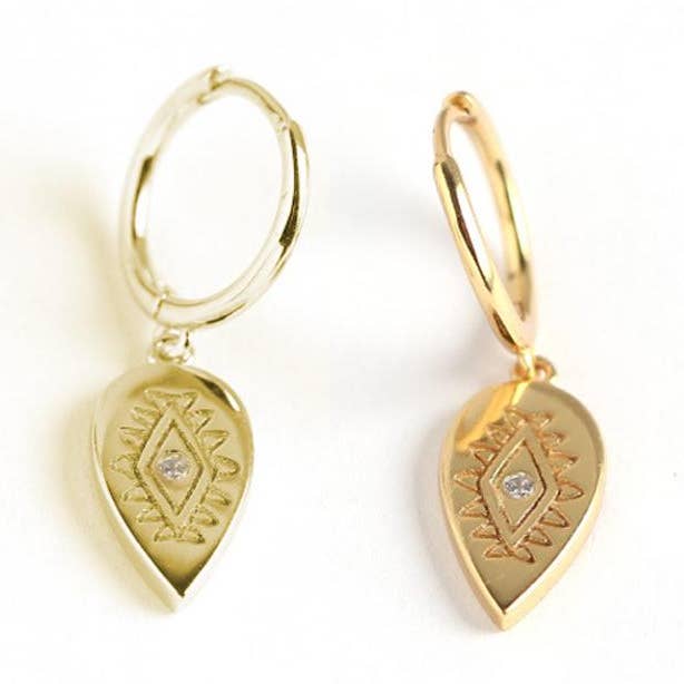 Frankie Hoops 1cm for wholesale by Love Local Jewelry