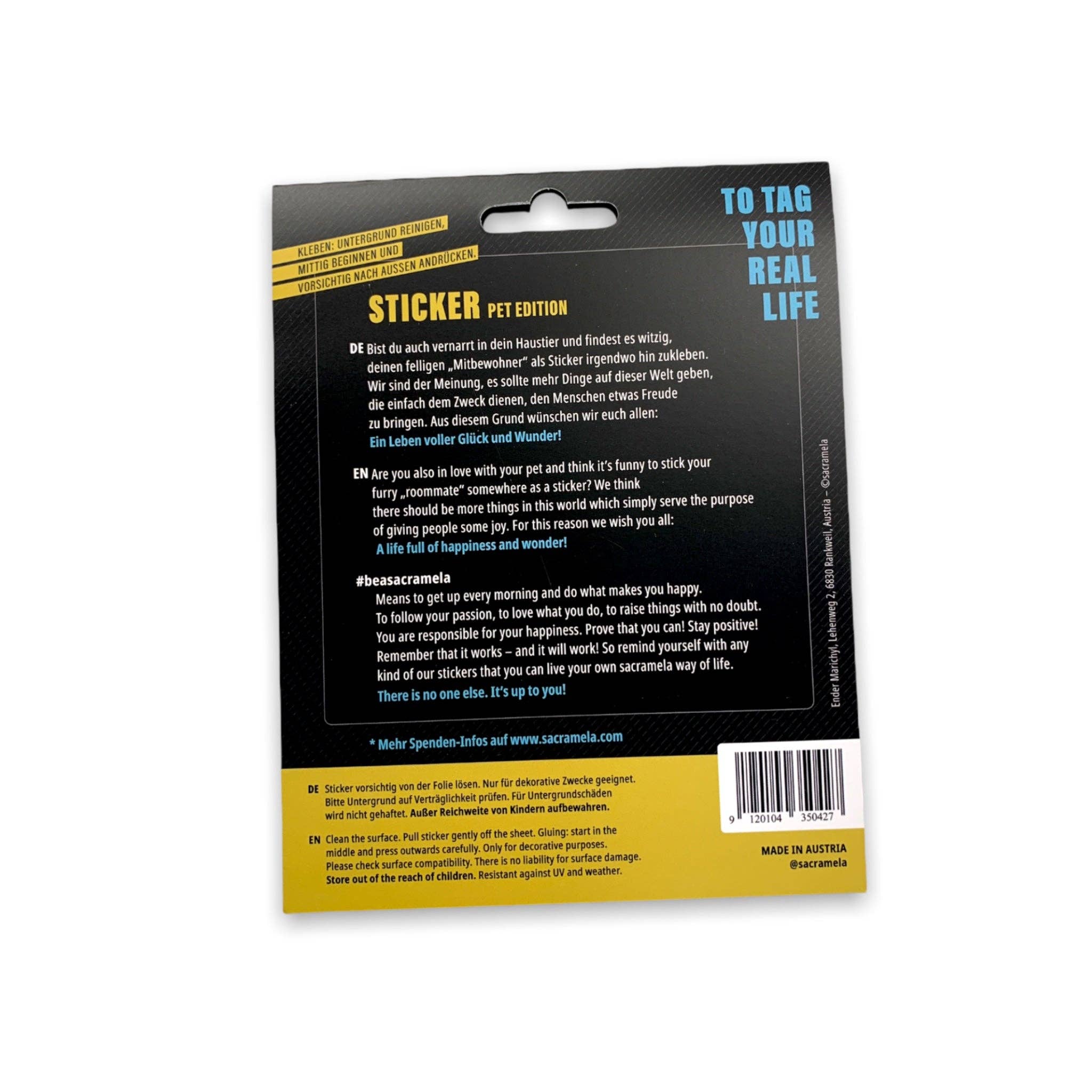 SACRAMELA - Vente Autocollant - Autocollant multicolore Galgo espagnol2