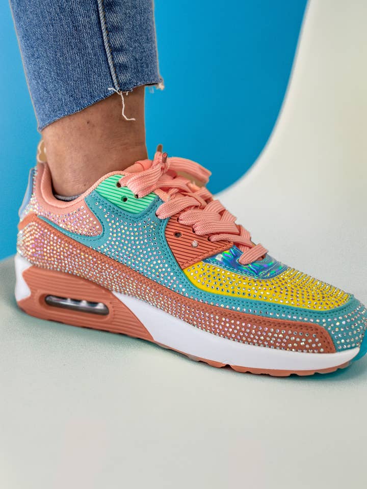 Bliss - Wholesale Lifestyle Sneakers - Women's - Remi Rhinestone Sneaker