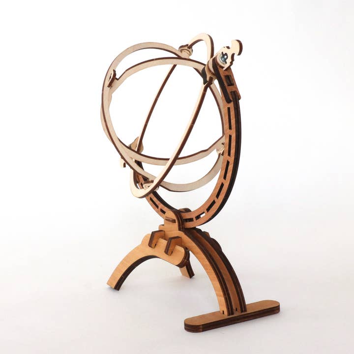 Dahimo - Vente Kit de bricolage - Suspension à Anneaux Leonardiana - Modèle en bois4