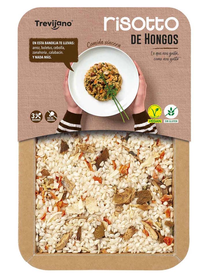 Mushroom Risotto 280g Ready Made for wholesale by Trevijano