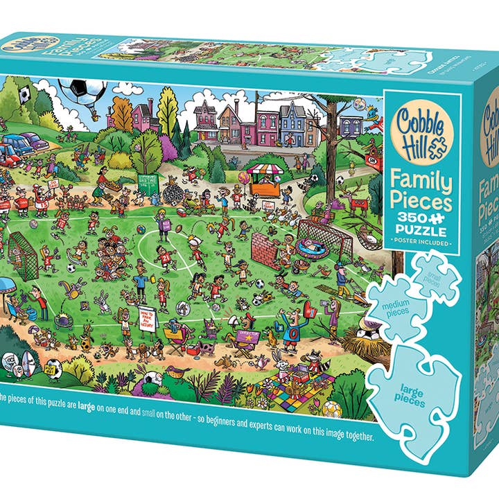 Offside Antics (Family) 350pc puzzle for wholesale by Outset Games and Cobble Hill Puzzles