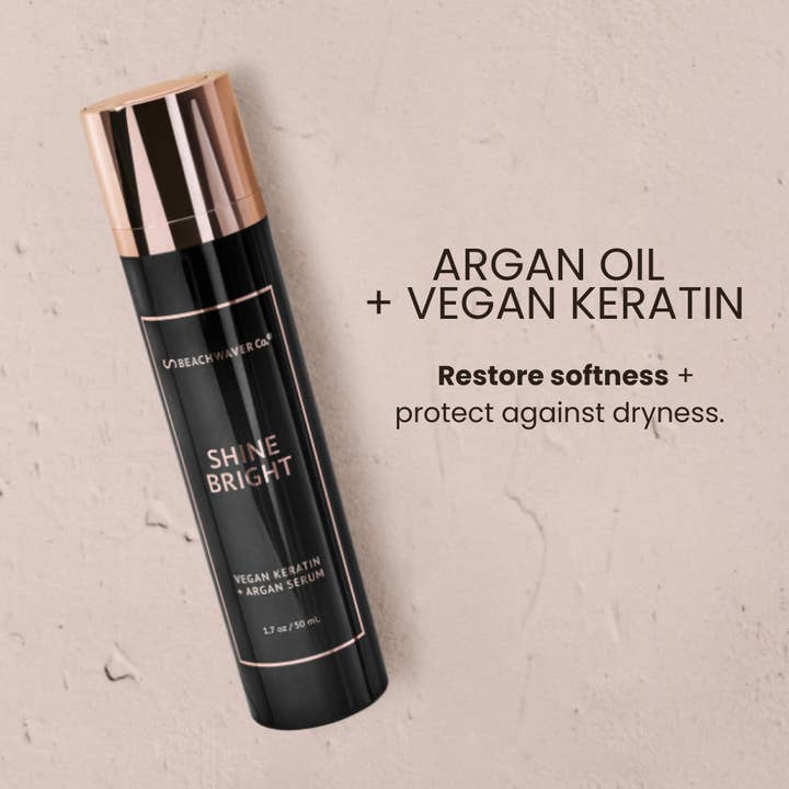 The Beachwaver Co. - Wholesale Hair Serum - Shine Bright Vegan Keratin + Argan Serum