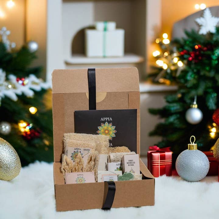 Gift Box Bath Accessories, Full Spa Kit for wholesale by Appia Luffa