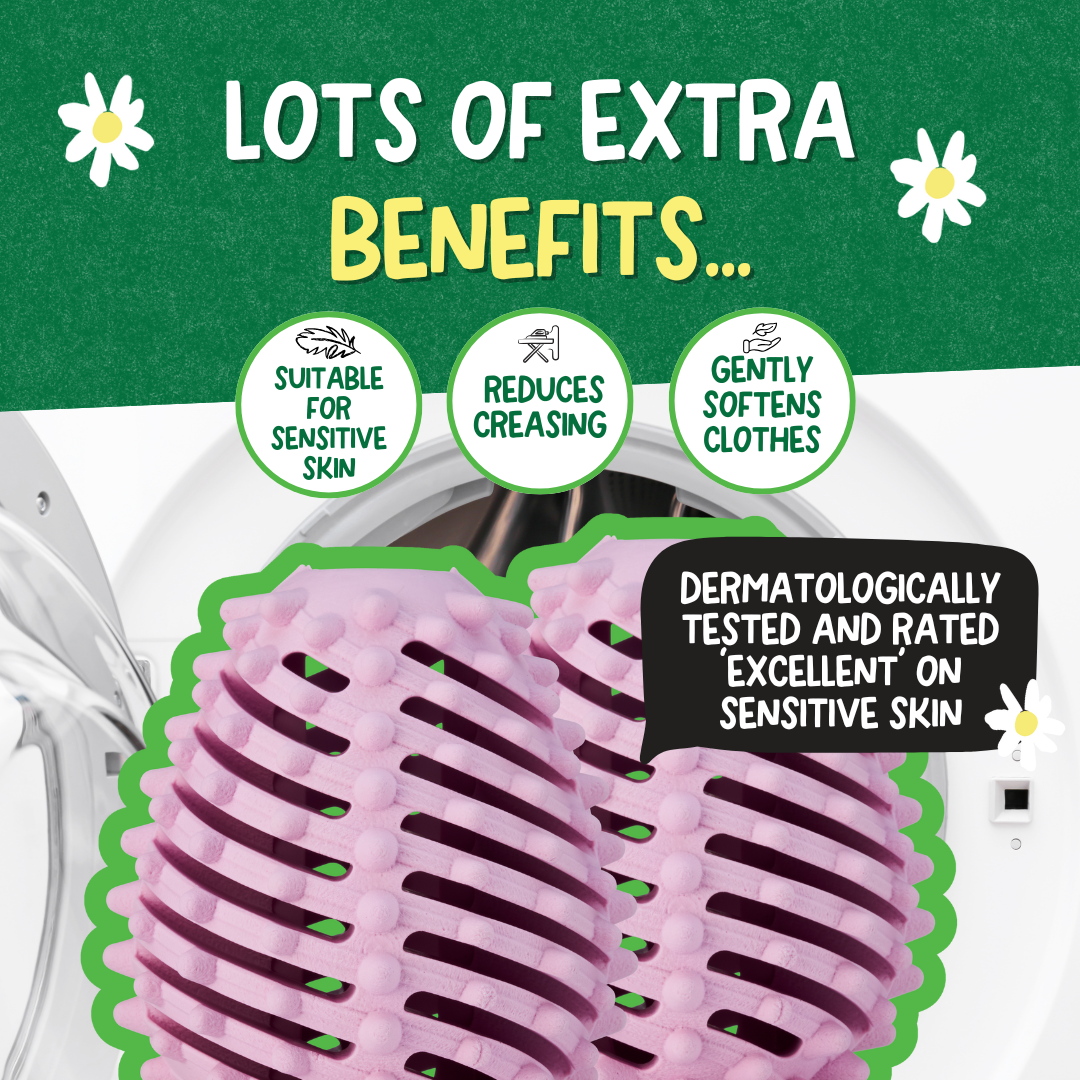 Ecoegg – Bolas para máquina de secar por atacado – Ecoegg Dryer Eggs - Bolas de secar roupa em formato de ovo, fragrância Spring Blossom5