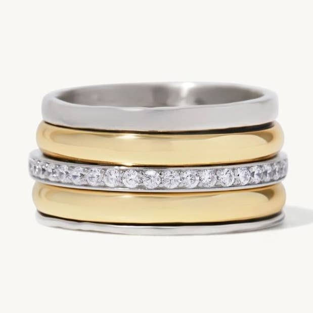 Anillo Madiana Spinner para venta al por mayor de Ideaure Jewelry