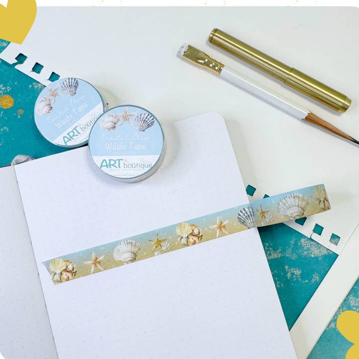 Ruban Washi Félicité Côtière pour la vente par Art Bujo Boutique