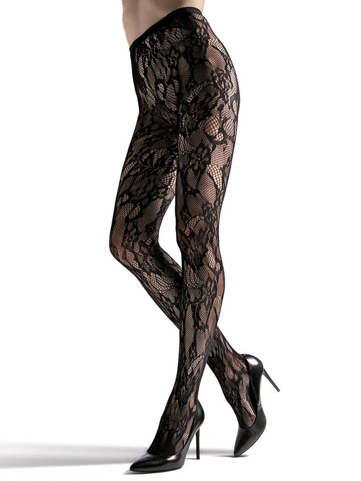 Infinity Classics International Inc. - Wholesale Tights - Women's - Lace Cut-Out Net Tights0