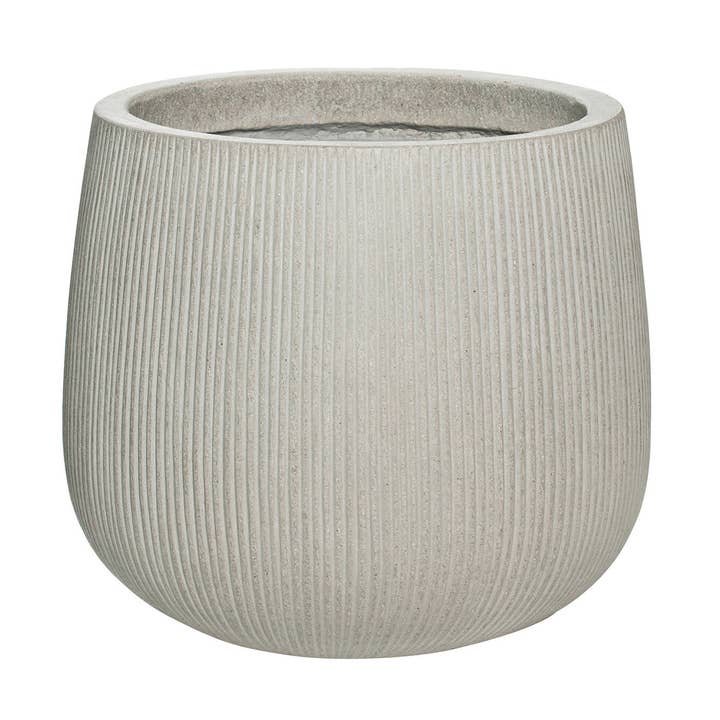 Pax M Gris clair nervure verticale L 15,94 po x l 15,94 po x H 14,17 po pour la vente par Pottery Pots
